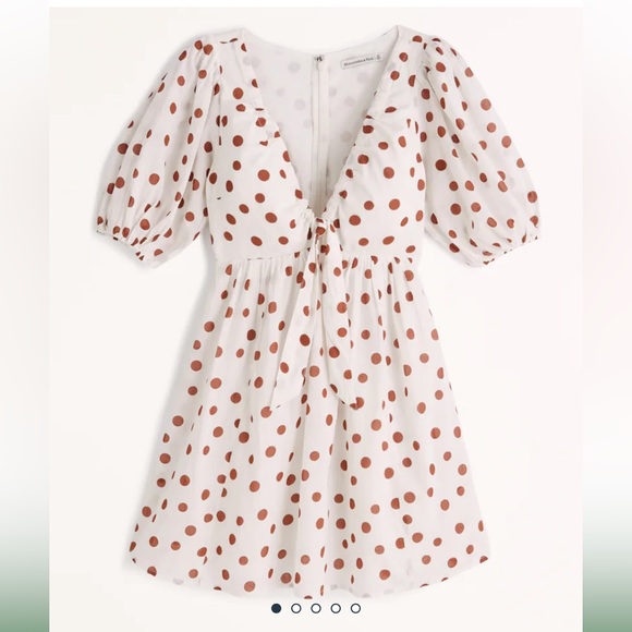 Abercrombie & Fitch Dresses & Skirts - Abercrombie Cinch-Front Cotton Texture Mini Dress